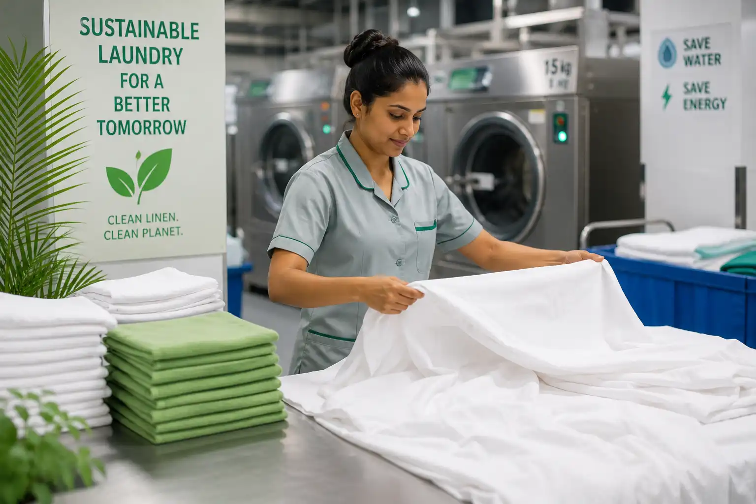 Eco-Friendly Laundry Services for Linen Management