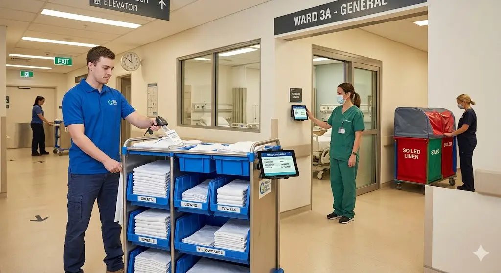 Ward-Wise Linen Distribution Services In Hospital